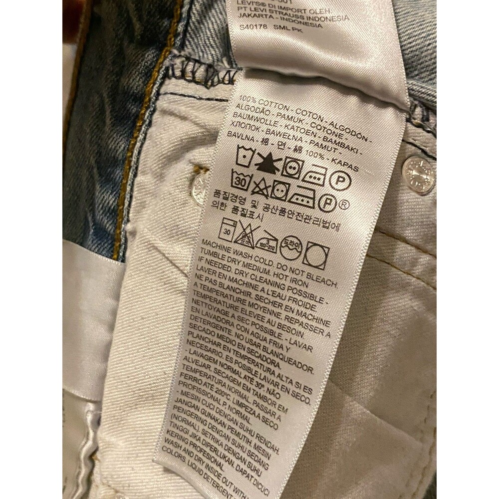 Levi's 559 Jeans Mens 39” Blue Denim Levis 100% Cotton - Picture 16 of 16